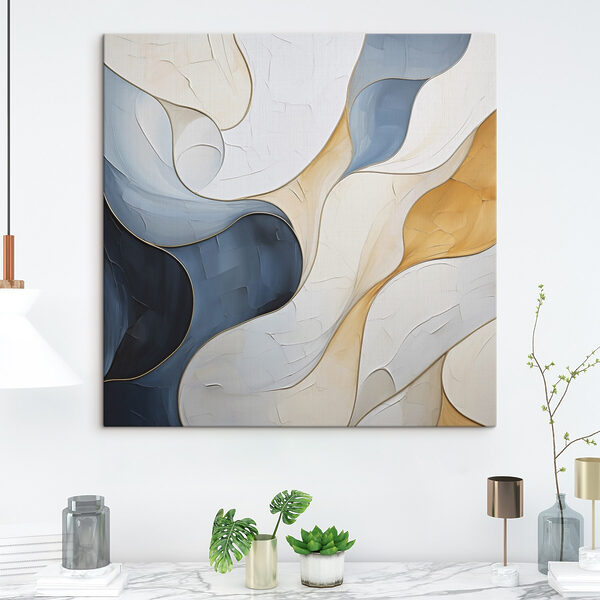 Flowing colors in abstract harmony Flowing colors in abstract harmony