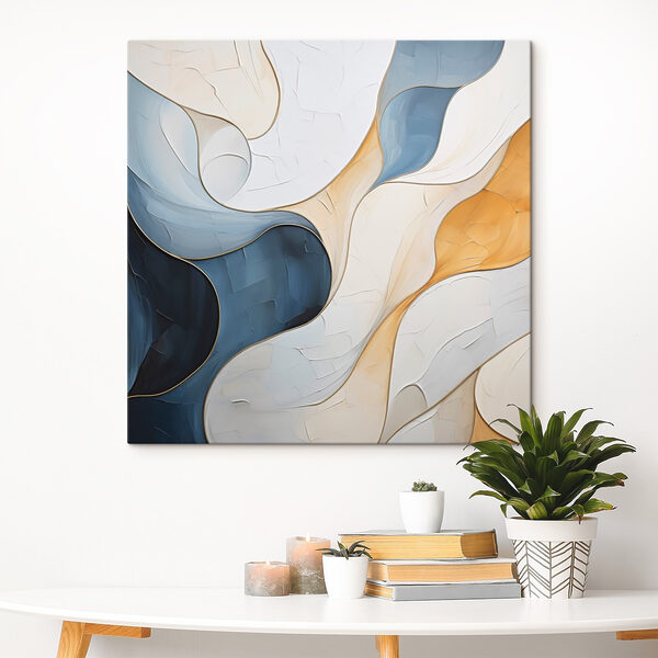 Flowing colors in abstract harmony Flowing colors in abstract harmony