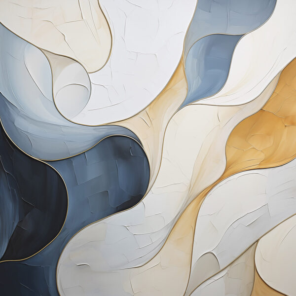 Flowing colors in abstract harmony Flowing colors in abstract harmony
