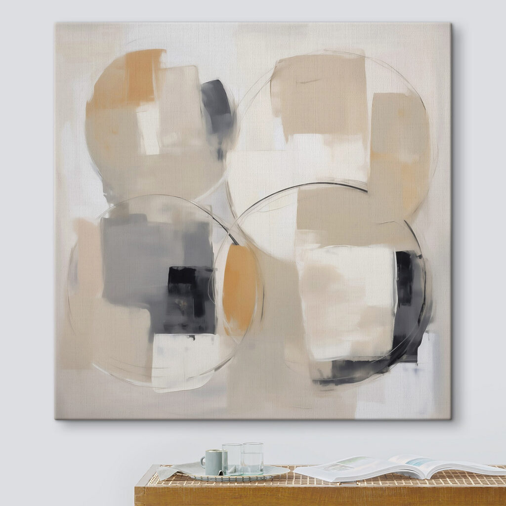 Painting of circles and circles Painting of circles and circles