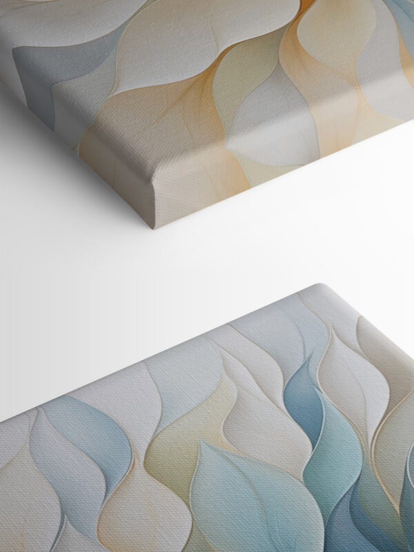 Flowing patterns in soft hues