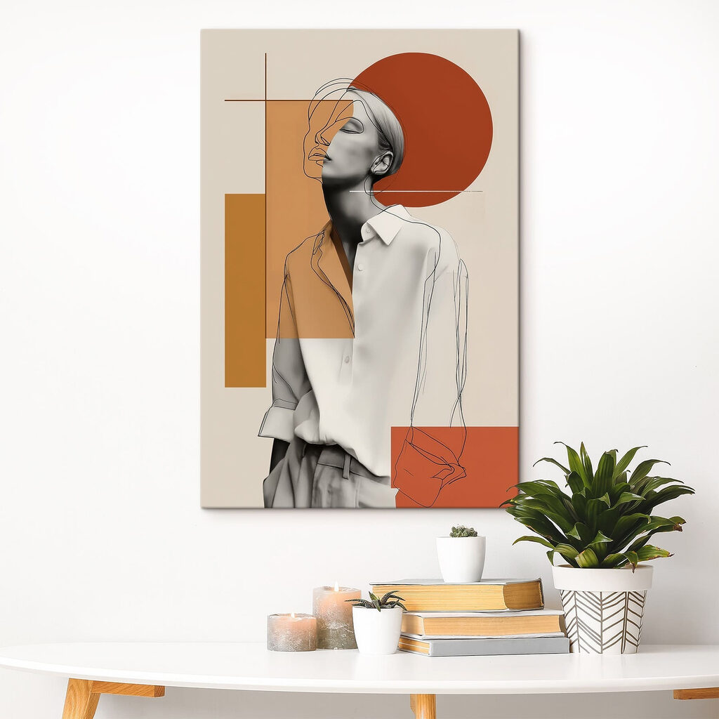 Woman in a white shirt