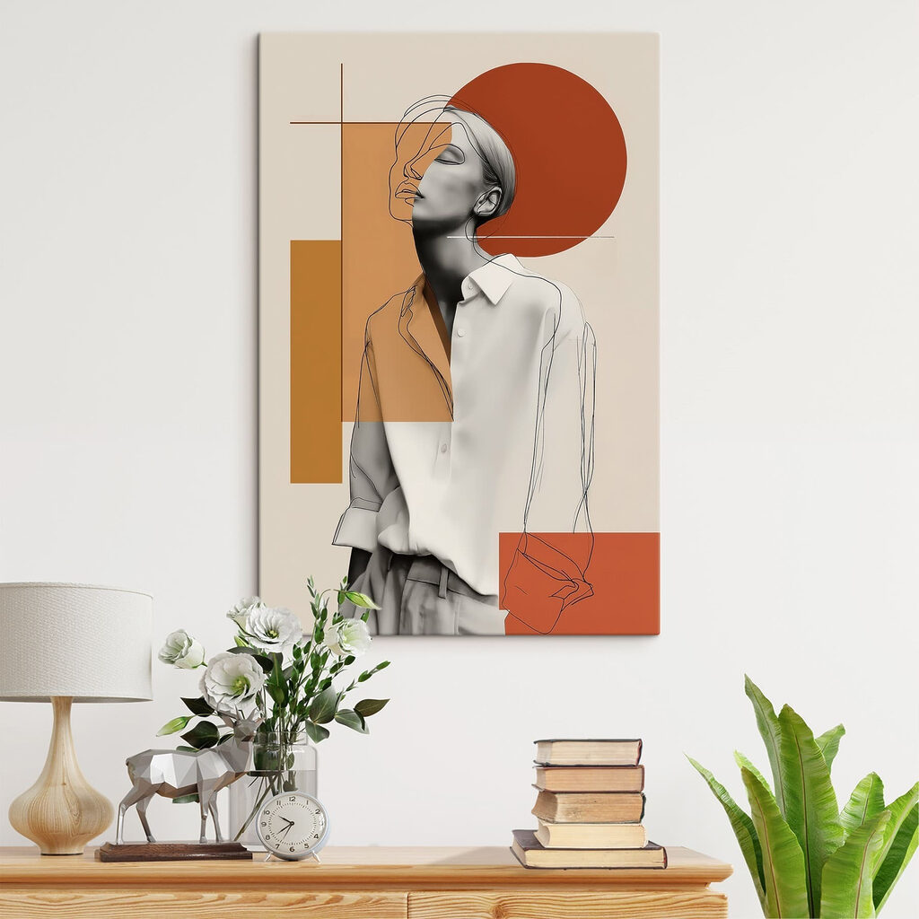 Woman in a white shirt