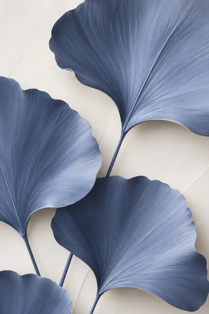 Group of blue leaves Group of blue leaves