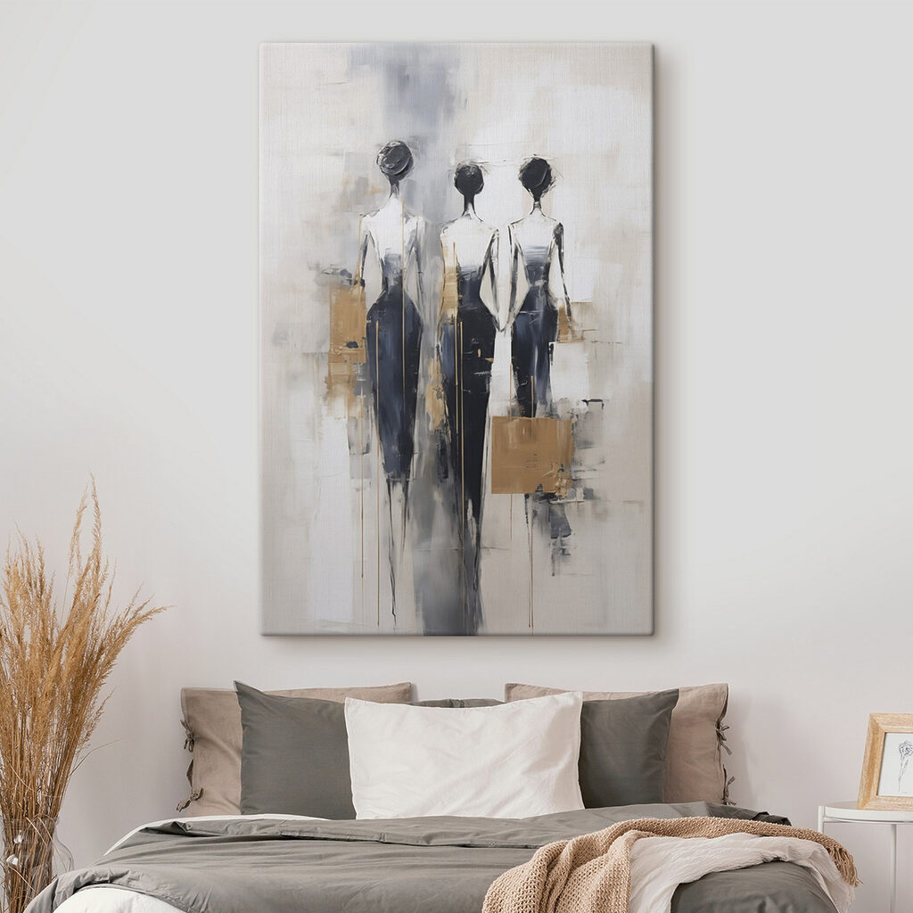 Painting of three women Painting of three women