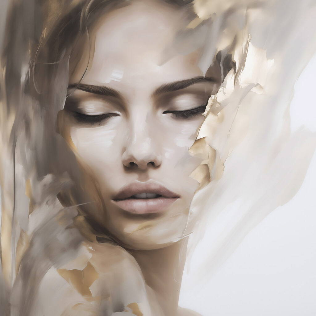 Ethereal beauty in soft tones