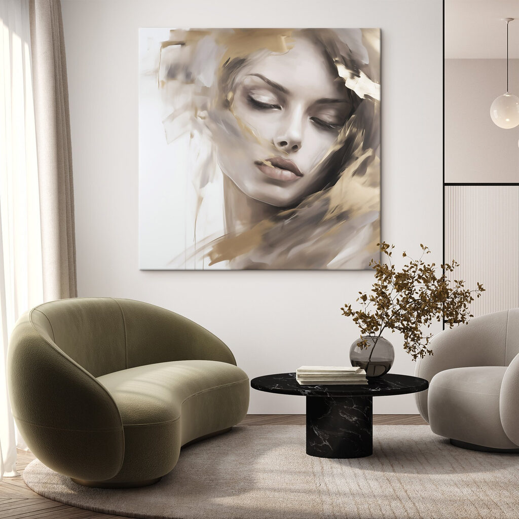 Ethereal beauty painted in soft hues