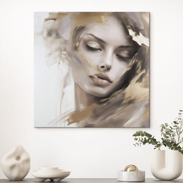 Ethereal beauty painted in soft hues