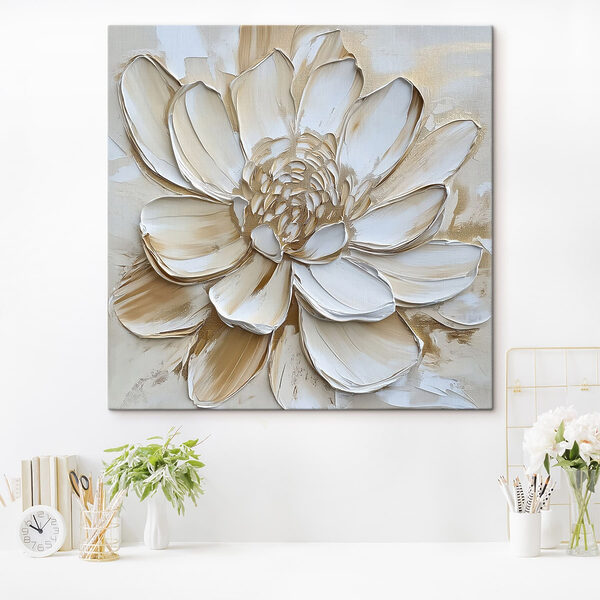 Delicate layers of creamy petals Delicate layers of creamy petals