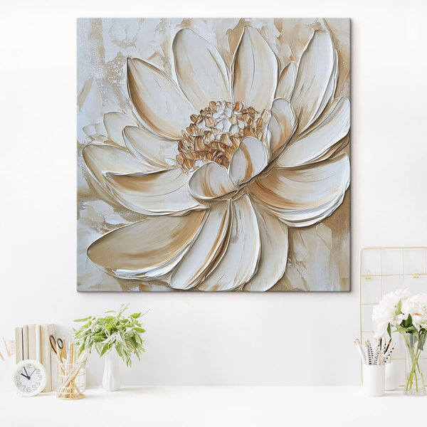 Painting of a flower Painting of a flower