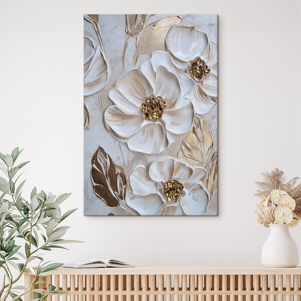 - Elegant floral artistry in soft tones - Elegant floral artistry in soft tones