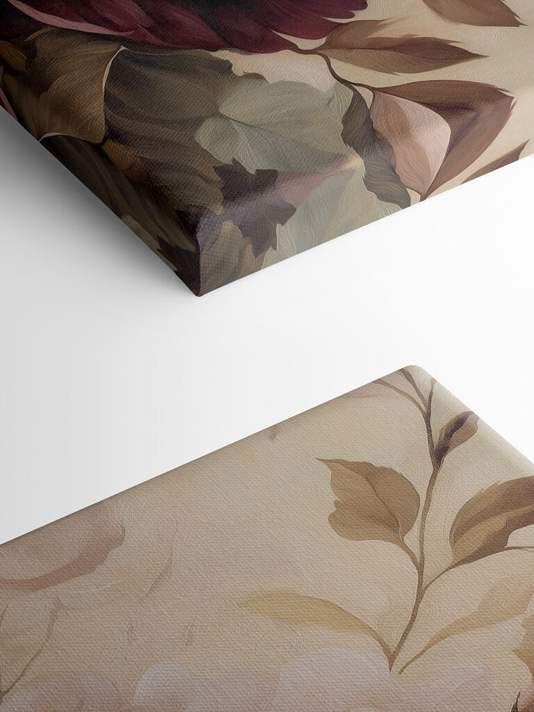 - Lush blooms in soft pastel hues