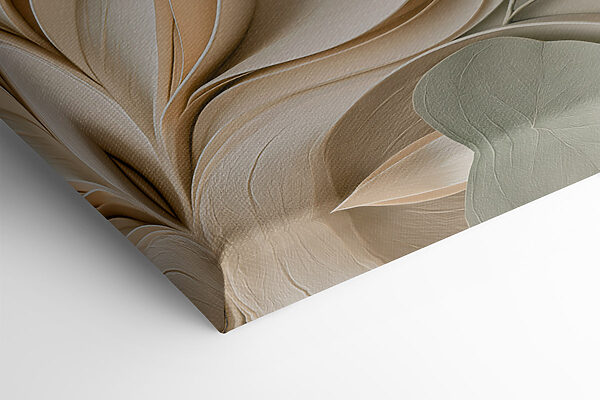 Nature-inspired layered paper design