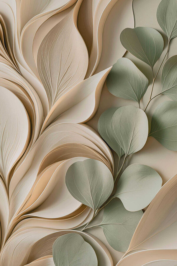 Nature-inspired layered paper design