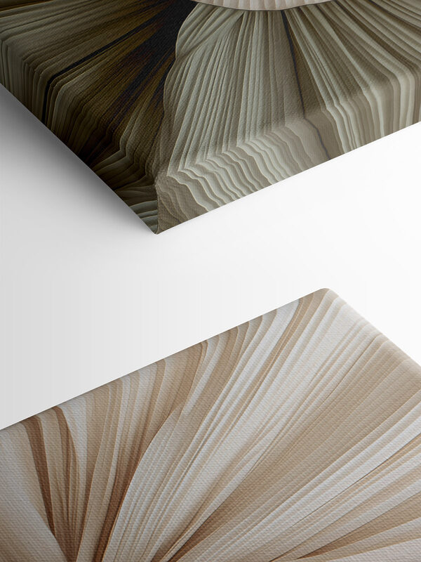 - Elegant folds in soft hues - Elegant folds in soft hues