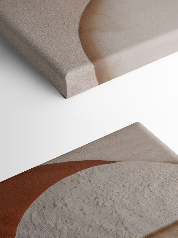 Subtle shapes and earthy tones Subtle shapes and earthy tones