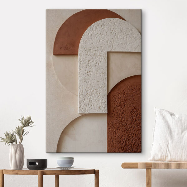 Subtle shapes and earthy tones Subtle shapes and earthy tones