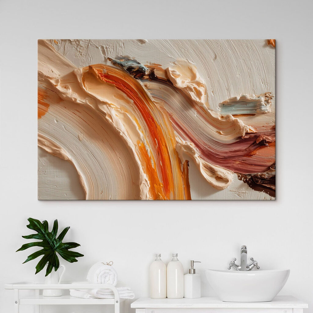 Abstract strokes in warm colors Abstract strokes in warm colors