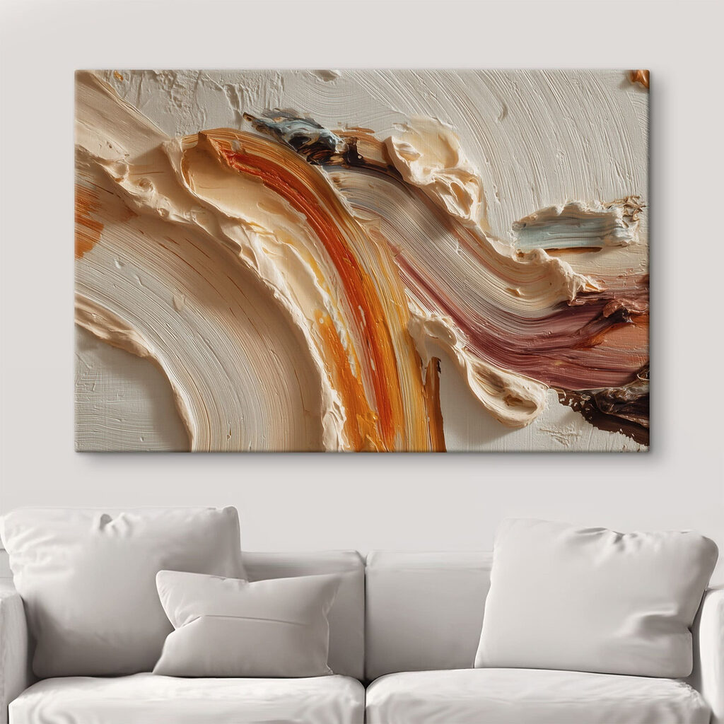 Abstract strokes in warm colors Abstract strokes in warm colors
