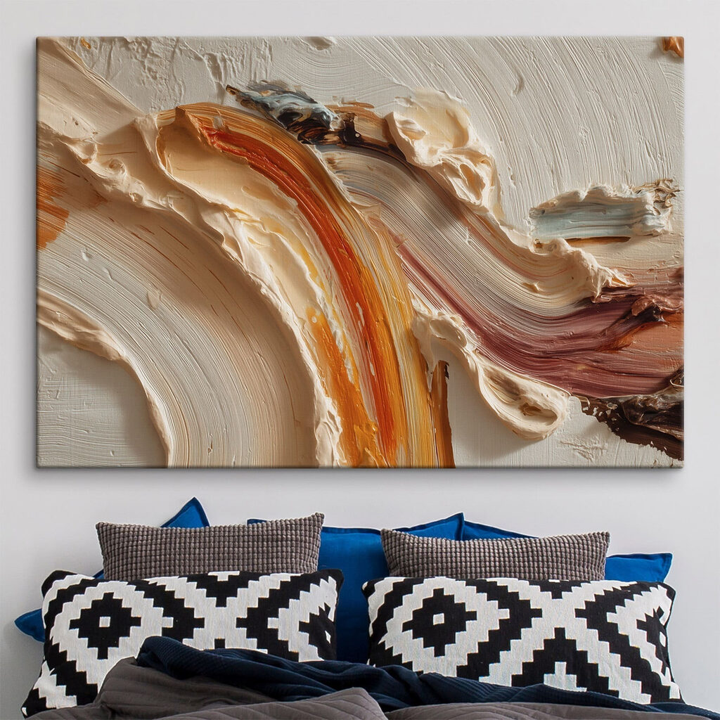 Abstract strokes in warm colors Abstract strokes in warm colors