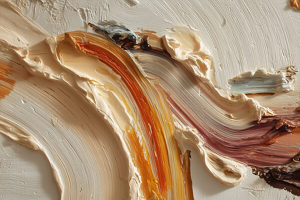 Abstract strokes in warm colors Abstract strokes in warm colors