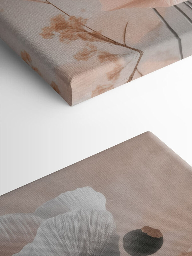 Delicate blooms in soft hues