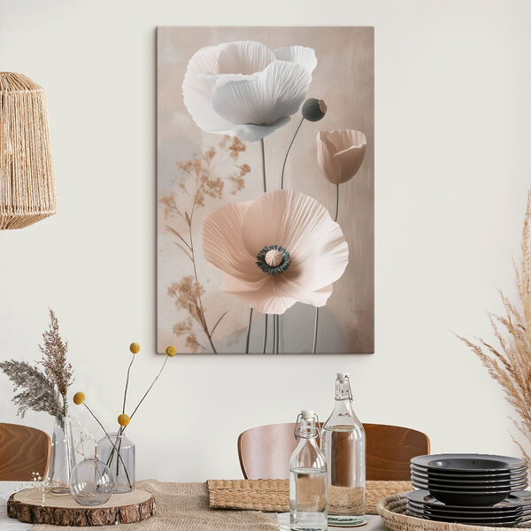 Delicate blooms in soft hues
