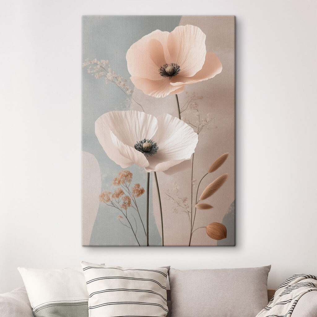 Delicate blooms in soft hues Delicate blooms in soft hues