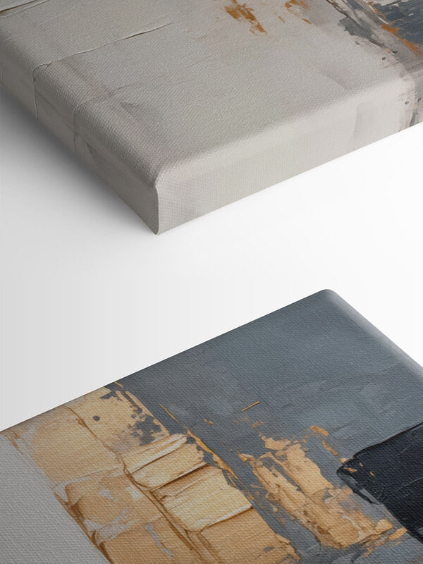 Abstract harmony in muted tones