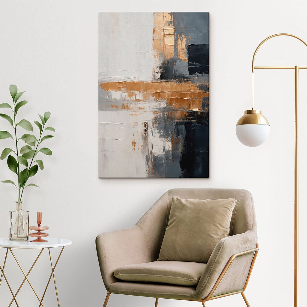 Abstract harmony in muted tones