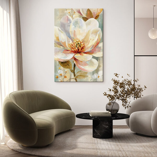 Delicate bloom in soft pastel hues Delicate bloom in soft pastel hues