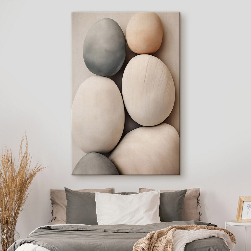 Group of oval shaped objects Group of oval shaped objects