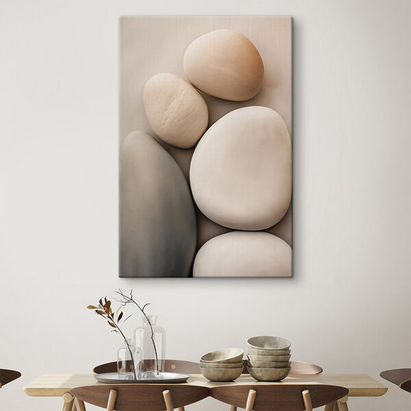 Group of white and grey rocks