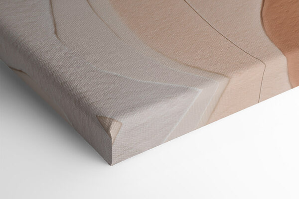 Flowing layers of soft hues