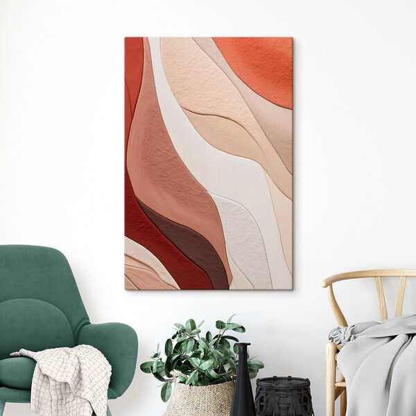 Flowing colors in soft harmony Flowing colors in soft harmony