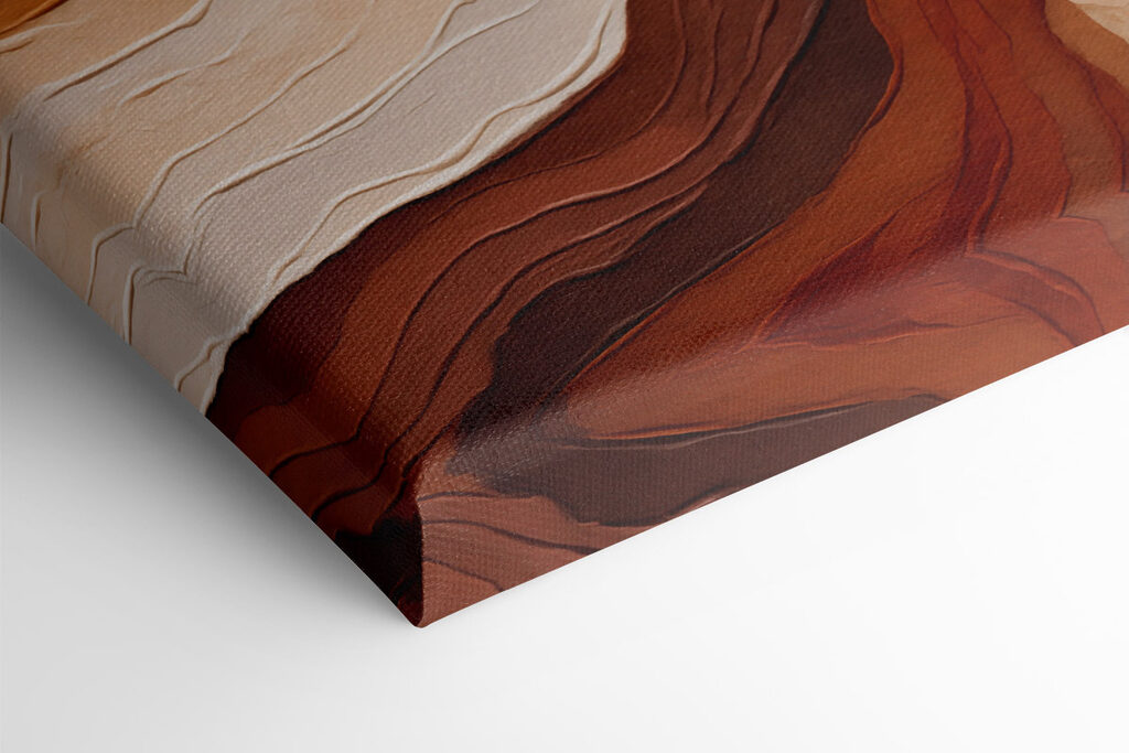 Soft earth tones in flowing patterns Soft earth tones in flowing patterns