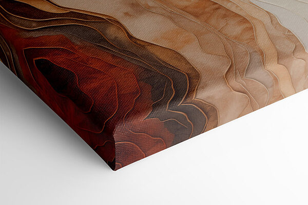 Flowing Layers of Earthy Tones