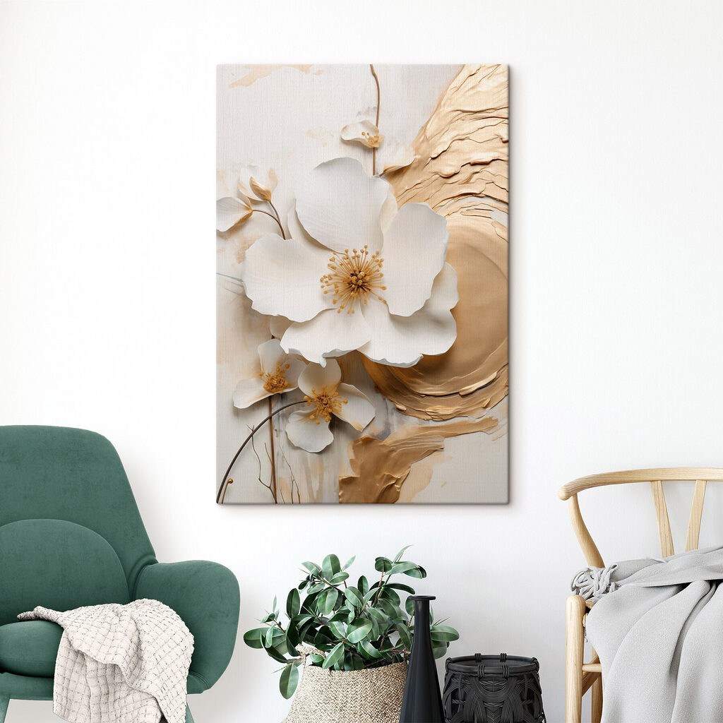 - Elegant blooms with gentle textures - Elegant blooms with gentle textures