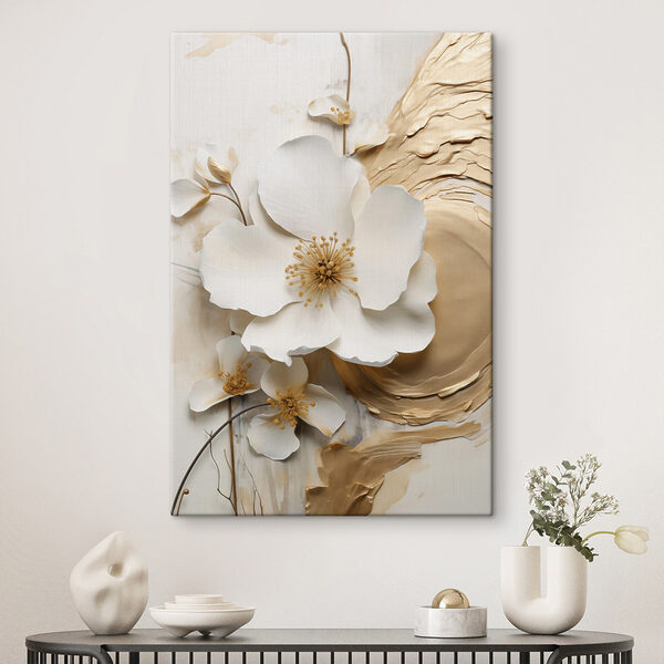- Elegant blooms with gentle textures - Elegant blooms with gentle textures