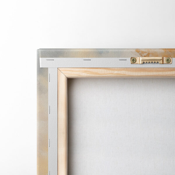 Painting of trees in a lake