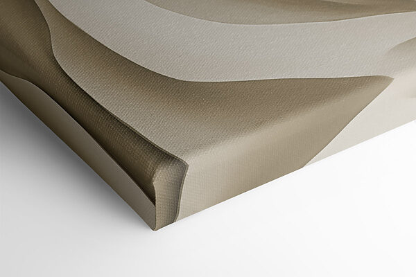 White wavy surface with curves