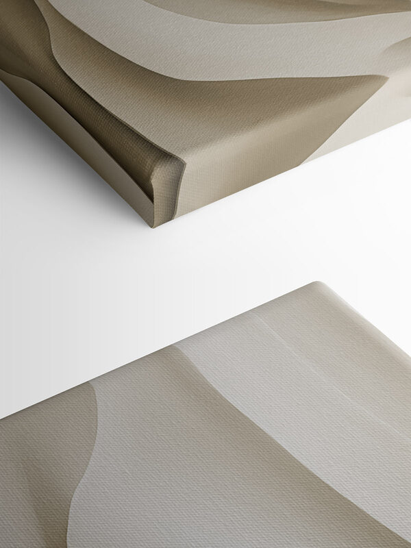 White wavy surface with curves