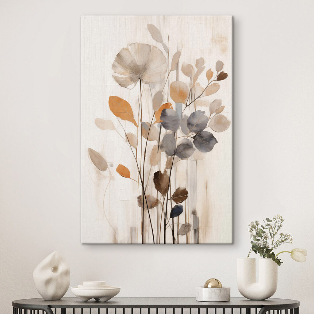 Painting of leaves and branches Painting of leaves and branches