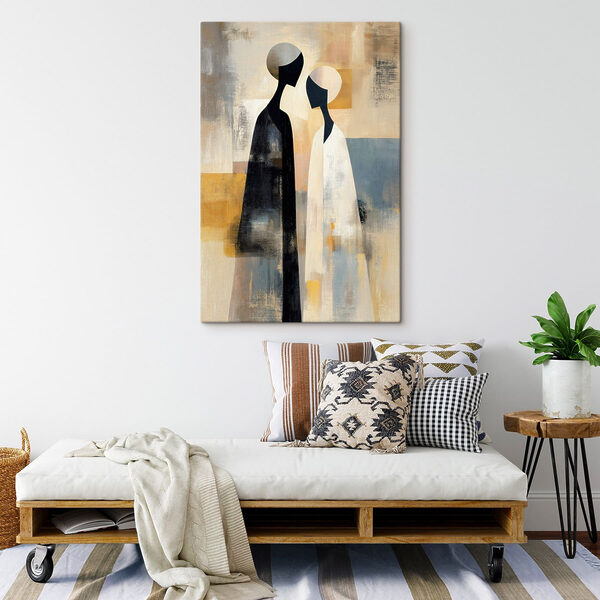 Painting of two people