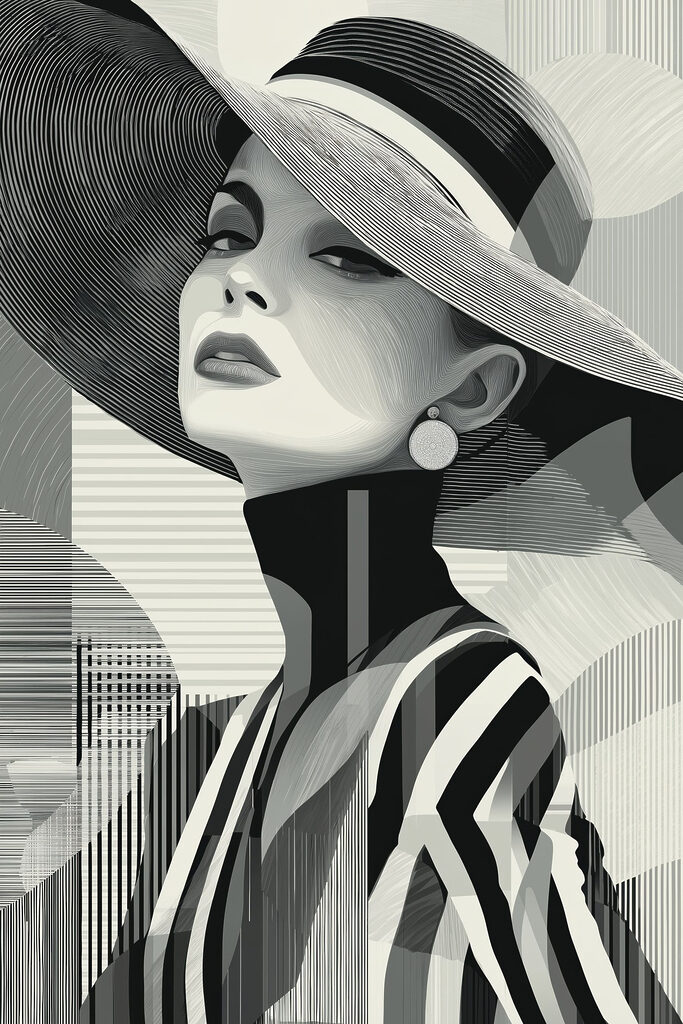 Woman wearing a hat Woman wearing a hat
