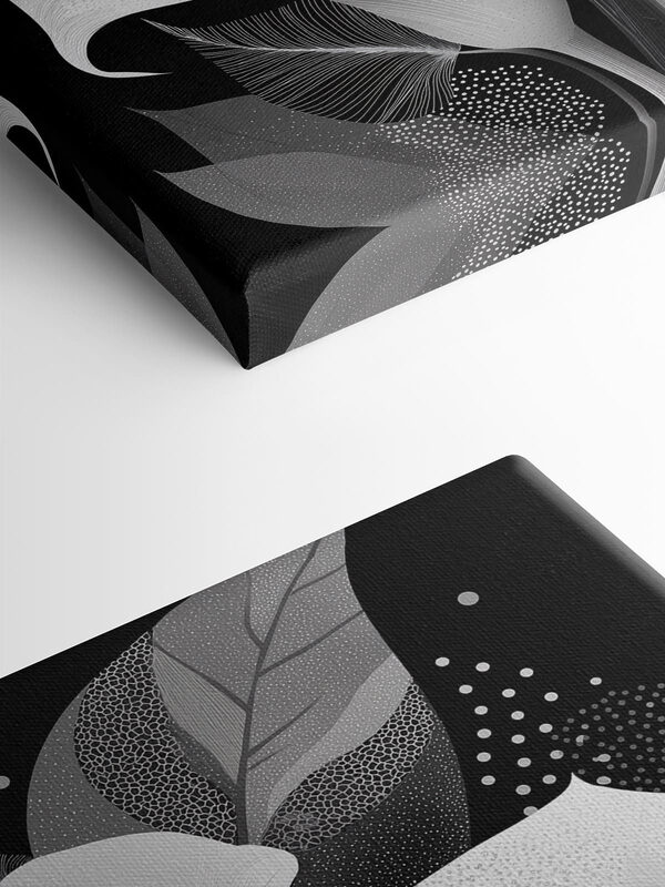 Elegant floral patterns on a dark background Elegant floral patterns on a dark background