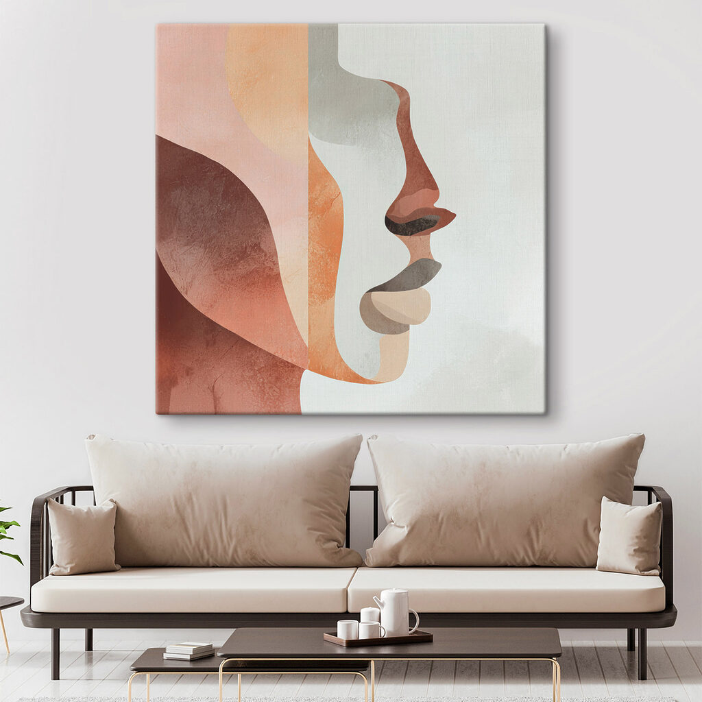 Profile of a woman