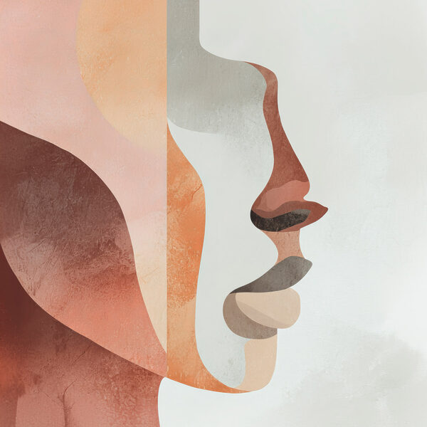 Profile of a woman