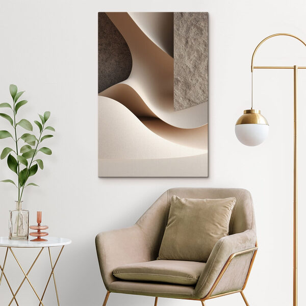 Soft curves and subtle shades blend Soft curves and subtle shades blend