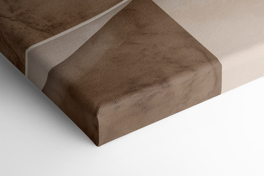 Soft waves of earthy tones